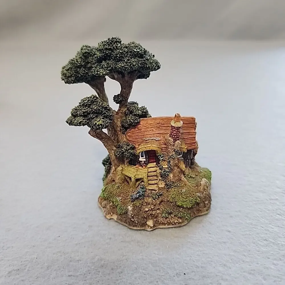 Lot‎ of 4 Woodly Wise Treehouse Cottage Sculptures John Hind Studios Ted Slack
